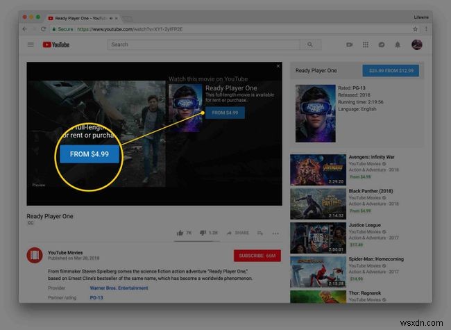 How to Rent or Buy Movies on YouTube