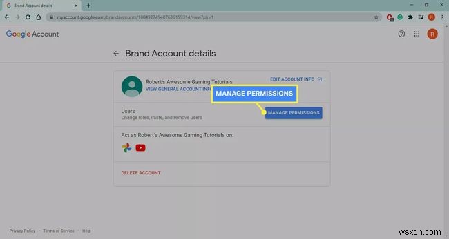 YouTube Brand Account Setup Instructions