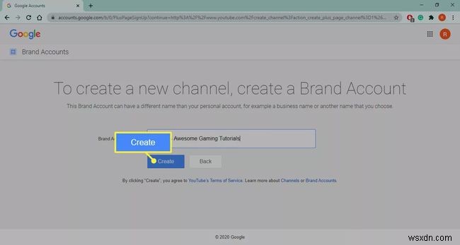 YouTube Brand Account Setup Instructions