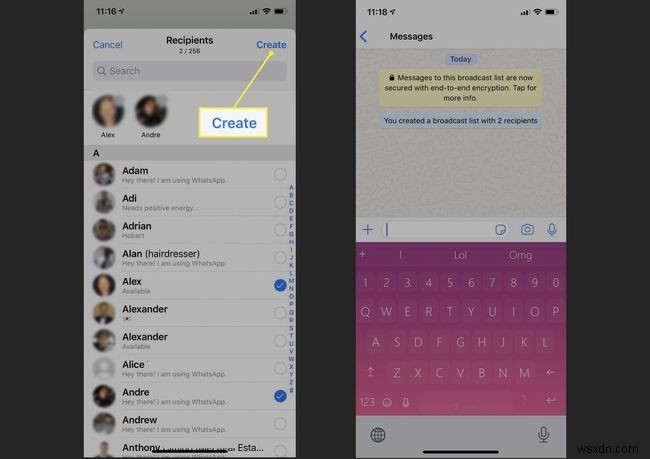 How to Create a WhatsApp Broadcast List