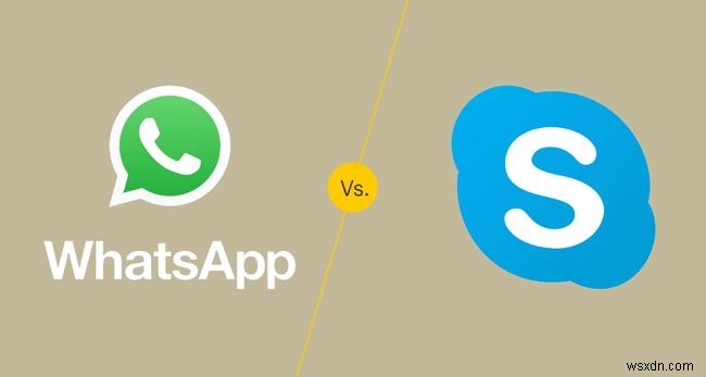 WhatsApp vs. Skype