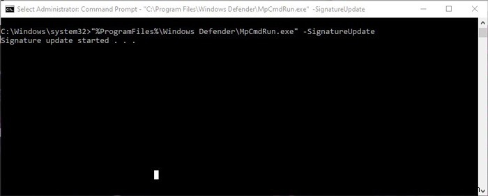 How to Use Windows Defender from the Command Prompt