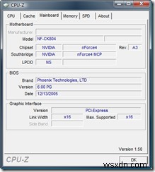 Diagnose Your PC With CPU-Z