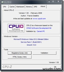 Diagnose Your PC With CPU-Z