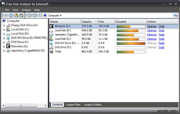 Another Great Disk Usage Analyzer for the Masses