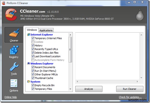 How To Auto-Clean Windows Vista With CCleaner