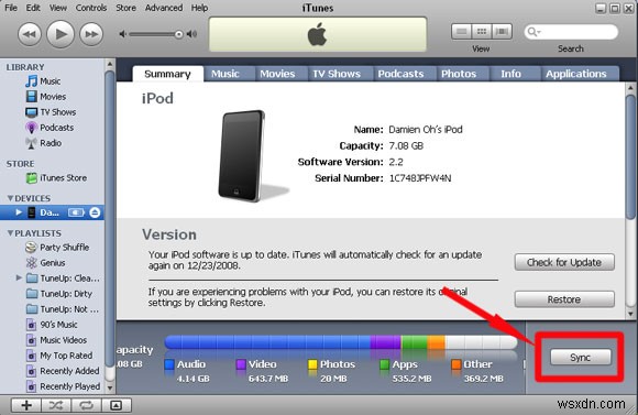 How To Sync iPod Touch With Win XP Virtual Machine In Ubuntu Intrepid