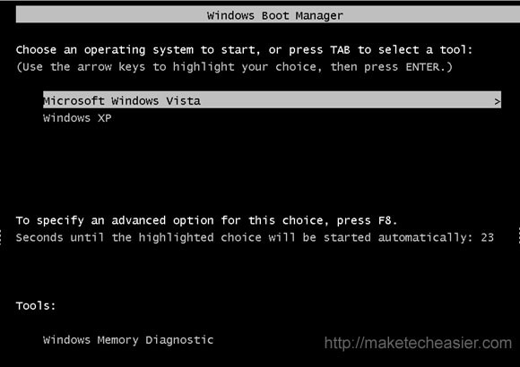 How To Dual Boot Windows XP And Vista