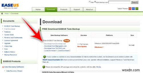 Easily Backup Your Windows With Easeus Todo Backup
