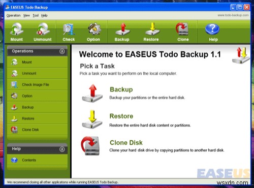 Easily Backup Your Windows With Easeus Todo Backup