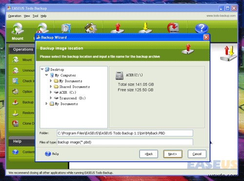 Easily Backup Your Windows With Easeus Todo Backup