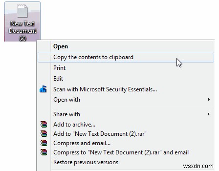 Customize the Right Click Menu in Windows 7