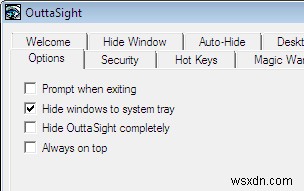 How to Hide Running Windows Programs and Active Windows