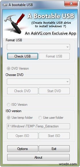One More Way to Install Windows 7/Vista/Server 2008 From a USB drive