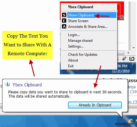 How to Share Windows Clipboard Data And Screenshots Between Multiple Computers