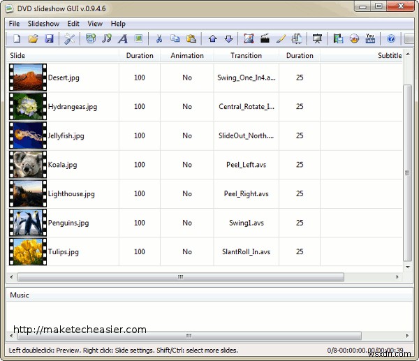 Free Slideshow Maker Software To Organize Photos In Slideshows