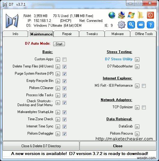 D7: The Only Tool You Need To Troubleshoot Your Computer
