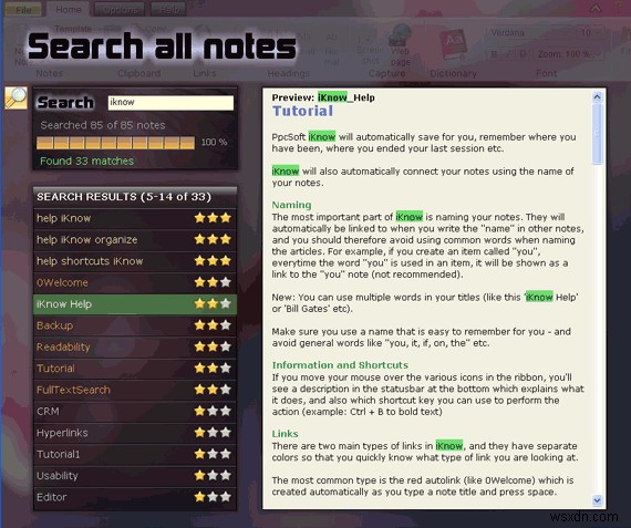 PpcSoft iKnow 2011 Professional Edition – A Great Alternative to OneNote