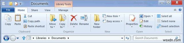 Microsoft Includes Ribbons in Windows 8’s Explorer App