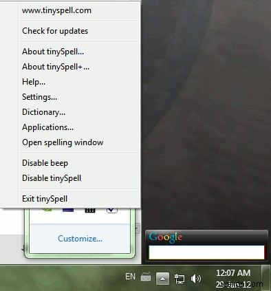 Adding Spell Check to Windows Applications Using TinySpell