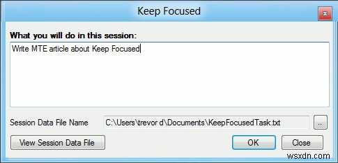 Keep Focused: An All-In-One Time Management App [Windows]