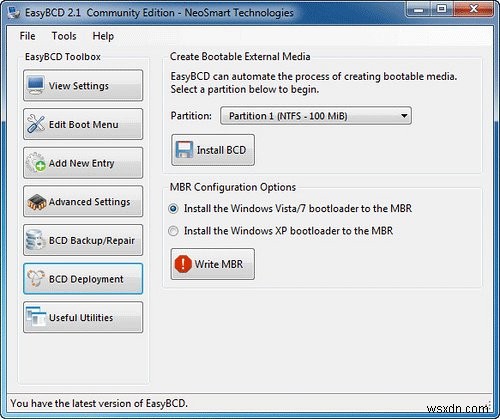Restore Your Boot Loader With EasyBCD [Windows]