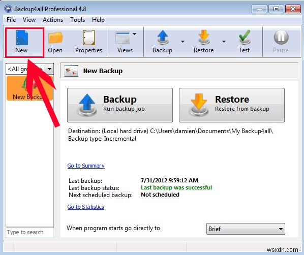 Free Giveaway: Backup4All Professional [Windows] (Contest Closed)