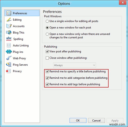 8 Important Configurations For Windows Live Writer Before You Start Writing