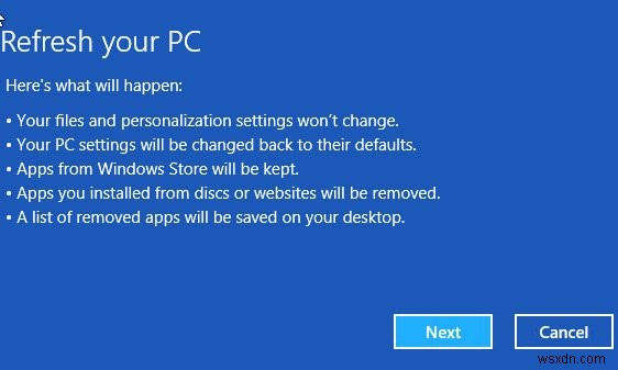How To Repair Windows 8 Using The Refresh and Reset Feature