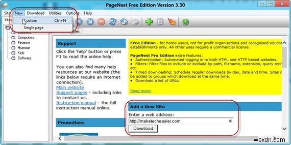 Save Complete Websites Offline With PageNest [Windows]