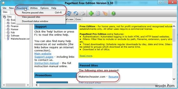 Save Complete Websites Offline With PageNest [Windows]