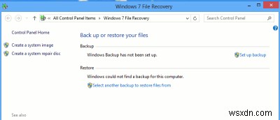 How to Set Up Windows Backup in Windows 8 to Save Your Files and Folders