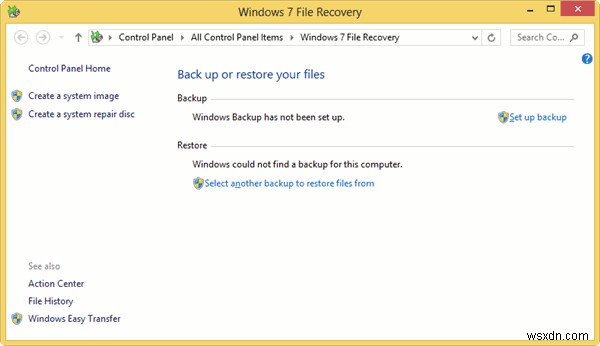 How to Set Up Windows Backup in Windows 8 to Save Your Files and Folders