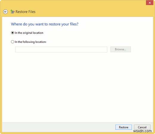 How to Set Up Windows Backup in Windows 8 to Save Your Files and Folders