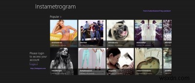 Use Instametrogram to View, Comment And Get Geo-tagged Instagram Photos in Windows 8
