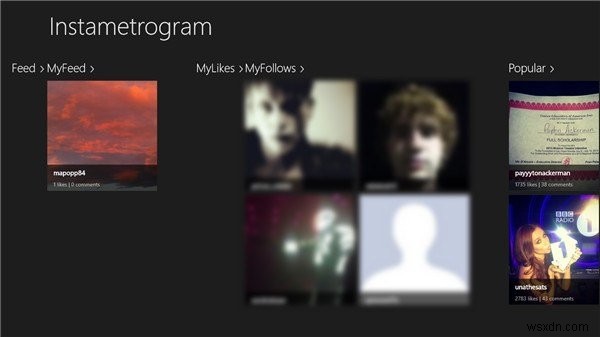 Use Instametrogram to View, Comment And Get Geo-tagged Instagram Photos in Windows 8