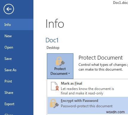 3 Ways to Protect Your Document in Microsoft Word 2013