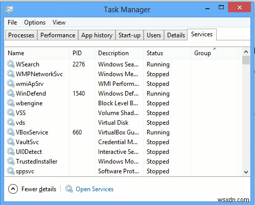 How To Manage The Windows Services In Windows 8