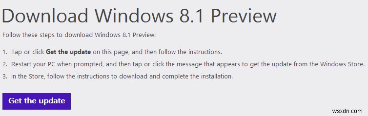 Bypass the ‘The update is not applicable to your computer’ Error and Install Windows 8.1 Preview