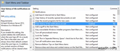 How to Clear App Notifications When Logging Off Windows 8