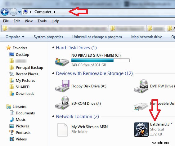 How to Add Shortcuts to “My Computer” in Windows
