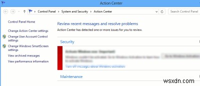 Making Effective Use of Windows Action Center