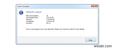 Save Websites for Offline Viewing with WebCopy