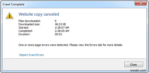 Save Websites for Offline Viewing with WebCopy