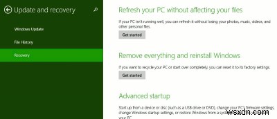 A Detailed Look At Windows 8.1 Update and Recovery