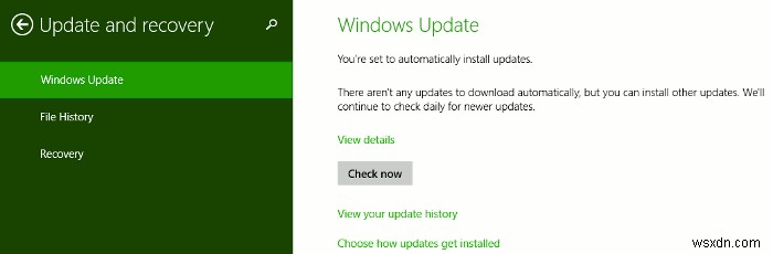 A Detailed Look At Windows 8.1 Update and Recovery