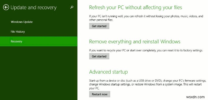 A Detailed Look At Windows 8.1 Update and Recovery