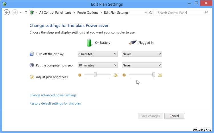 Disable Auto-Brightness Adjustment in Windows 8.1