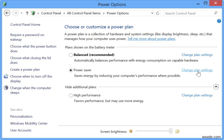 Disable Auto-Brightness Adjustment in Windows 8.1