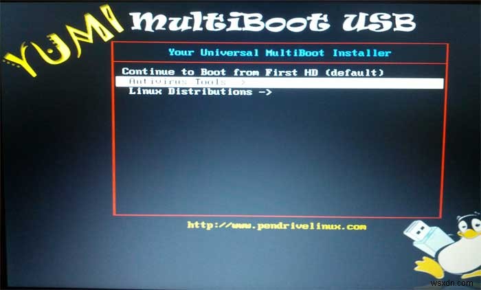 Create a MultiBoot Linux USB Drive With YUMI